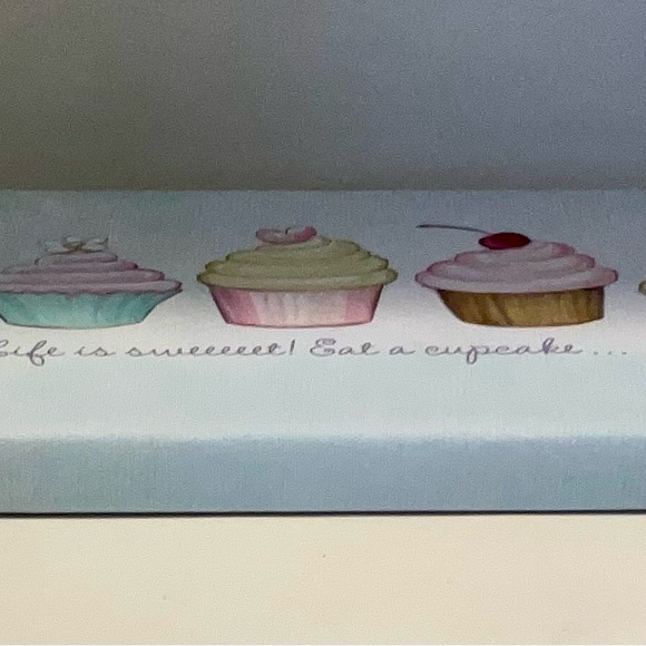 Cupcake Canvas Bakery Art - Picture 3 of 4